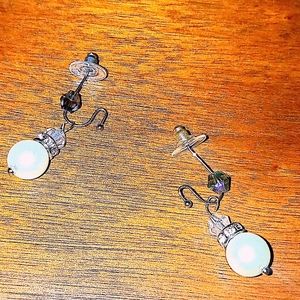 Pearl Steam Earrings